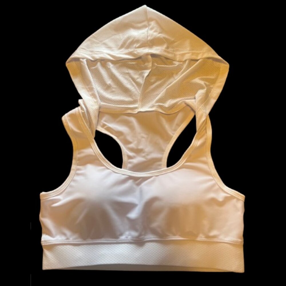 Hooded Streetwear Sports Bra - Picture 5 of 6